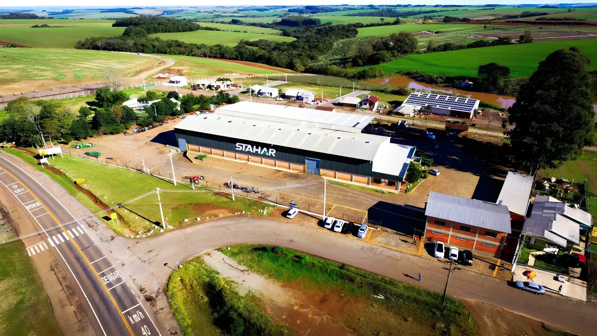Foto aérea da Stahar